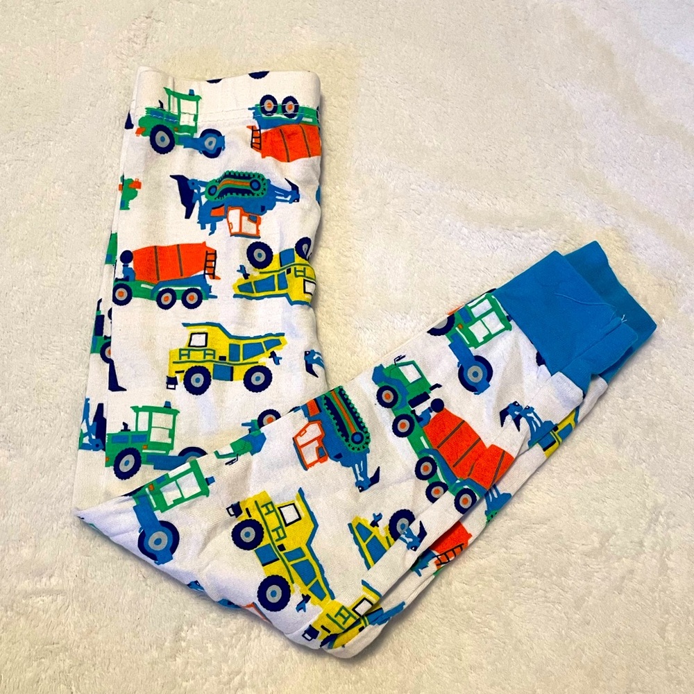 NWOT Toddler boy construction truck pajama bottoms, Size 5T